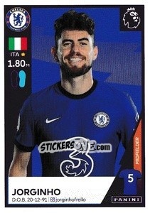 Sticker Jorginho - Premier League Inglese 2020-2021 n. 152 - Panini