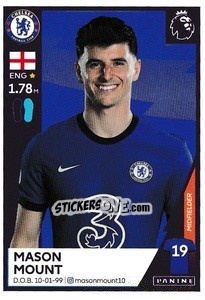 Sticker Mason Mount - Premier League Inglese 2020-2021 n. 155 - Panini