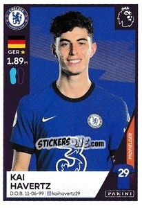 Figurina Kai Havertz - Premier League Inglese 2020-2021 - Panini