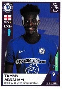 Sticker Tammy Abraham - Premier League Inglese 2020-2021 n. 158 - Panini