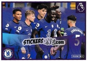 Sticker Brilliant Blues - Premier League Inglese 2020-2021 n. 164 - Panini