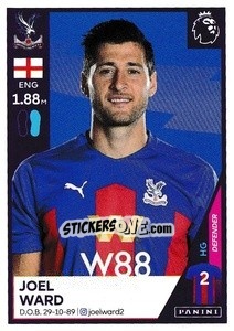 Sticker Joel Ward - Premier League Inglese 2020-2021 - Panini