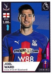 Cromo Joel Ward - Premier League Inglese 2020-2021 - Panini