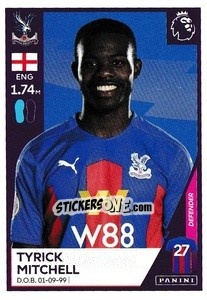 Sticker Tyrick Mitchell - Premier League Inglese 2020-2021 n. 177 - Panini