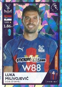 Sticker Luka Milivojevic (Captain) - Premier League Inglese 2020-2021 - Panini