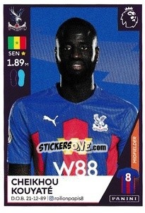 Sticker Cheikhou Kouyaté - Premier League Inglese 2020-2021 n. 181 - Panini