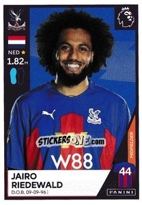 Sticker Jaïro Riedewald - Premier League Inglese 2020-2021 n. 187 - Panini