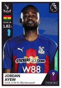 Figurina Jordan Ayew - Premier League Inglese 2020-2021 - Panini