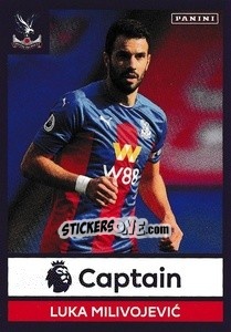 Figurina Luka Milivojevic (Captain) - Premier League Inglese 2020-2021 - Panini