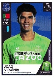 Sticker João Virgínia - Premier League Inglese 2020-2021 - Panini