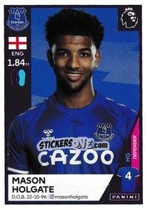 Cromo Mason Holgate - Premier League Inglese 2020-2021 n. 201 - Panini