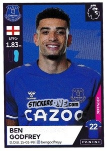 Figurina Ben Godfrey - Premier League Inglese 2020-2021 - Panini