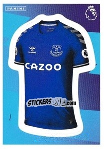 Sticker Home Kit (Everton) - Premier League Inglese 2020-2021 - Panini