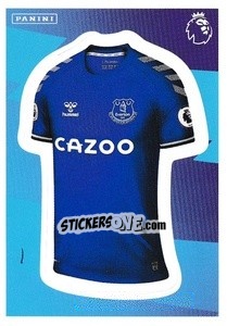 Sticker Home Kit (Everton) - Premier League Inglese 2020-2021 n. 209 - Panini