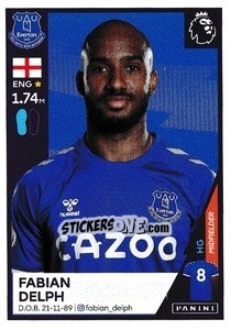Sticker Fabian Delph - Premier League Inglese 2020-2021 - Panini
