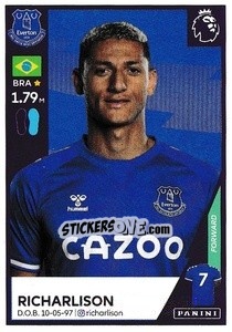 Sticker Richarlison - Premier League Inglese 2020-2021 n. 216 - Panini