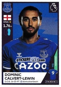 Cromo Dominic Calvert-Lewin - Premier League Inglese 2020-2021 - Panini