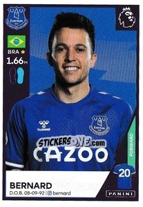 Cromo Bernard - Premier League Inglese 2020-2021 n. 220 - Panini