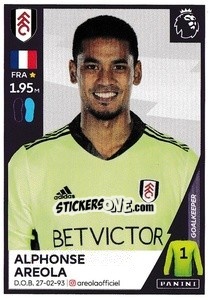 Sticker Alphonse Areola - Premier League Inglese 2020-2021 n. 227 - Panini