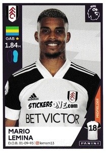 Sticker Mario Lemina - Premier League Inglese 2020-2021 - Panini