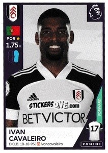 Sticker Ivan Cavaleiro - Premier League Inglese 2020-2021 n. 247 - Panini