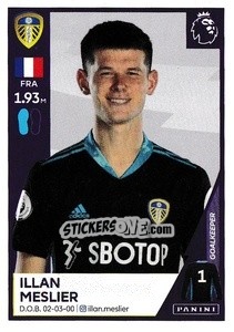 Sticker Illan Meslier - Premier League Inglese 2020-2021 n. 256 - Panini