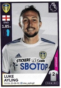 Sticker Luke Ayling - Premier League Inglese 2020-2021 n. 258 - Panini