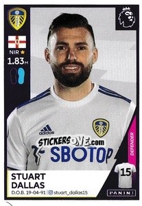 Sticker Stuart Dallas - Premier League Inglese 2020-2021 n. 262 - Panini