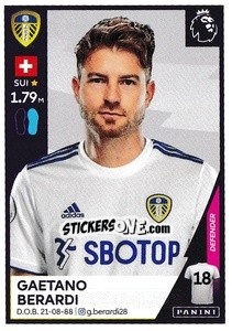 Sticker Gaetano Berardi - Premier League Inglese 2020-2021 - Panini