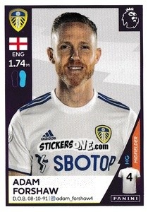 Sticker Adam Forshaw - Premier League Inglese 2020-2021 n. 266 - Panini