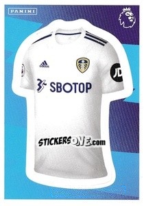 Sticker Home Kit (Leeds United) - Premier League Inglese 2020-2021 - Panini