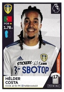 Cromo Hélder Costa - Premier League Inglese 2020-2021 - Panini