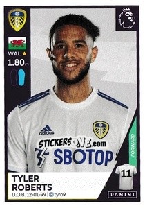 Figurina Tyler Roberts - Premier League Inglese 2020-2021 - Panini