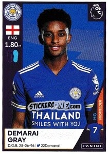 Sticker Demarai Gray - Premier League Inglese 2020-2021 - Panini