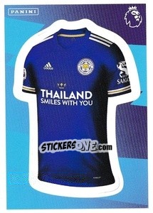 Sticker Home Kit (Leicester City) - Premier League Inglese 2020-2021 n. 296 - Panini