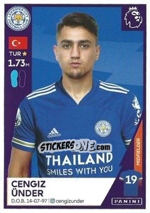 Sticker Cengiz Ünder - Premier League Inglese 2020-2021 n. 300 - Panini