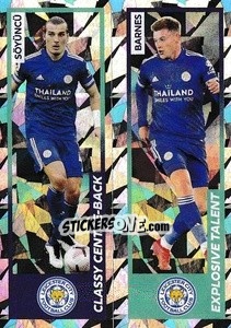 Sticker Çağlar Söyüncü / Harvey Barnes - Premier League Inglese 2020-2021 n. 311 - Panini