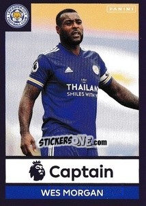 Sticker Wes Morgan (Captain) - Premier League Inglese 2020-2021 - Panini