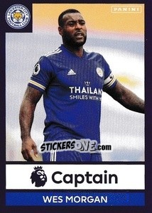 Cromo Wes Morgan (Captain) - Premier League Inglese 2020-2021 - Panini