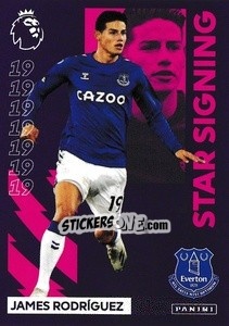 Sticker James Rodriguez (Everton) - Premier League Inglese 2020-2021 n. 339 - Panini