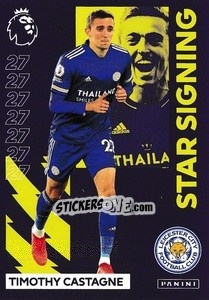 Figurina Timothy Castagne (Leicester City) - Premier League Inglese 2020-2021 - Panini