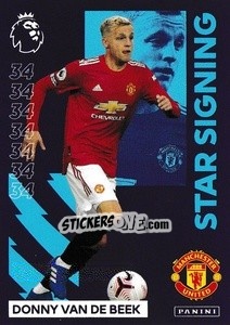 Sticker Donny van de Beek (Manchester United) - Premier League Inglese 2020-2021 - Panini