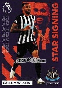 Figurina Callum Wilson (Newcastle United) - Premier League Inglese 2020-2021 - Panini