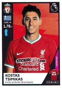 Sticker Kostas Tsimikas - Premier League Inglese 2020-2021 - Panini