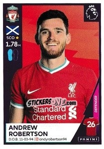 Cromo Andrew Robertson - Premier League Inglese 2020-2021 - Panini