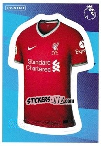 Sticker Home Kit (Liverpool) - Premier League Inglese 2020-2021 - Panini