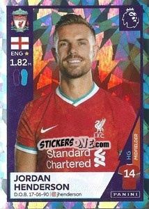 Cromo Jordan Henderson (Captain) - Premier League Inglese 2020-2021 - Panini