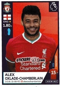 Sticker Alex Oxlade-Chamberlain - Premier League Inglese 2020-2021 - Panini