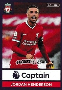 Sticker Jordan Henderson (Captain) - Premier League Inglese 2020-2021 - Panini