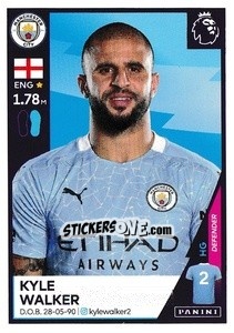 Sticker Kyle Walker - Premier League Inglese 2020-2021 n. 385 - Panini